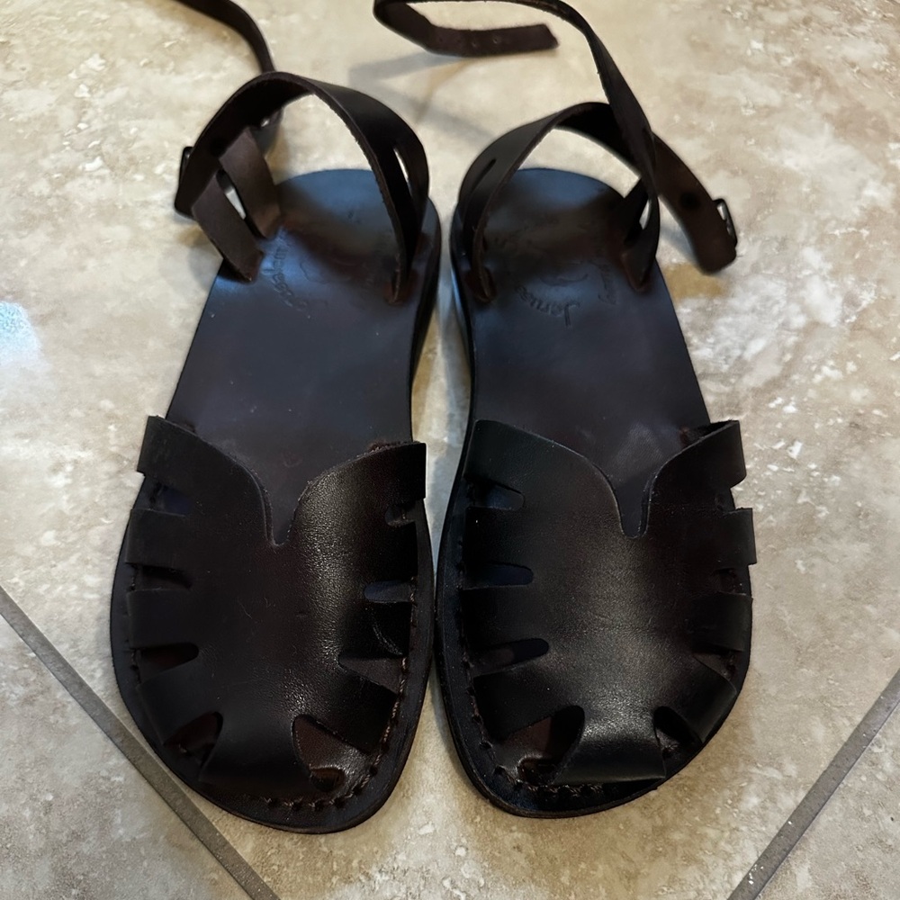 Jerusalem sandals.
